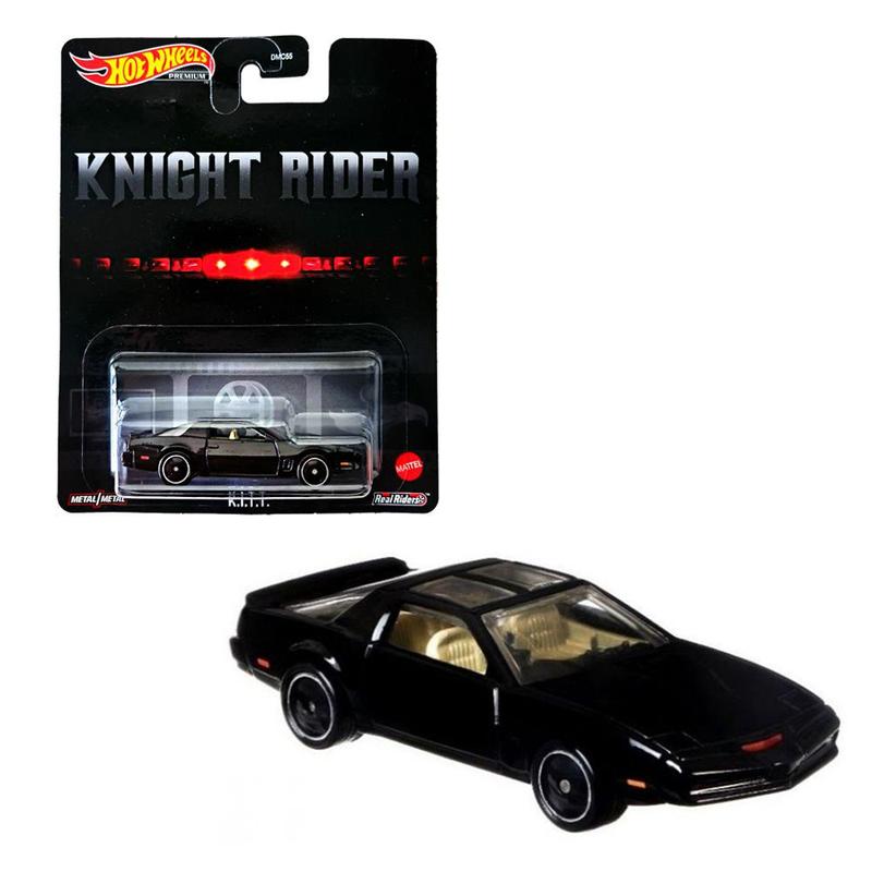 KNIGHT RIDER K.I.T.T. ミニカー Carrinho Hot Wheels Premium Knight Rider K.I.T.T. - GRL67 - Mattel